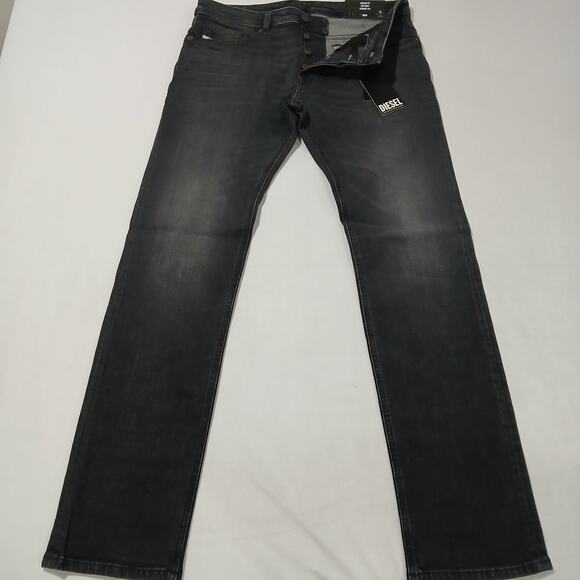 DIESEL Jeans Mens 32x32 Safado X Straight Black NWT RM063 Button Fly - Picture 16 of 16